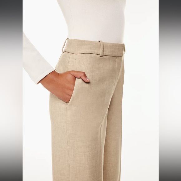 Babaton Agency Pant in Heather Oat Beige - Picture 8 of 10